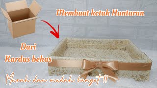 DIY Jewelry Box Dari Kardus Bekas