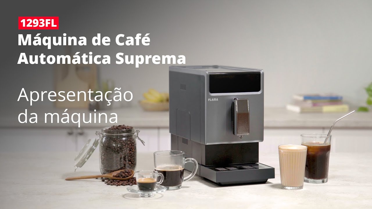 1293FL Máquina de café automática Suprema - Apresentação da Máquina 