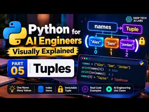 Python for AI Engineers | Tuples: How Python Stores Fixed Values Together