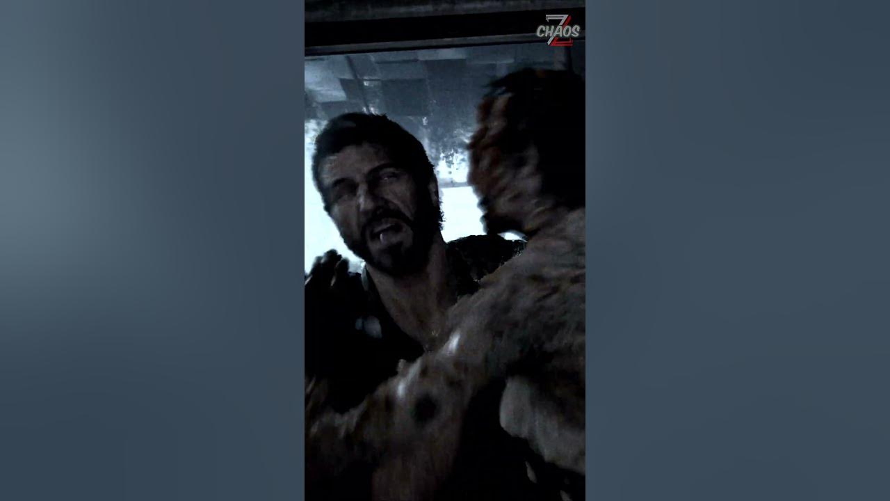 Щелкун кусает Джоэла в Одни из нас #shorts #zombie #apocalypse #chaos # ...