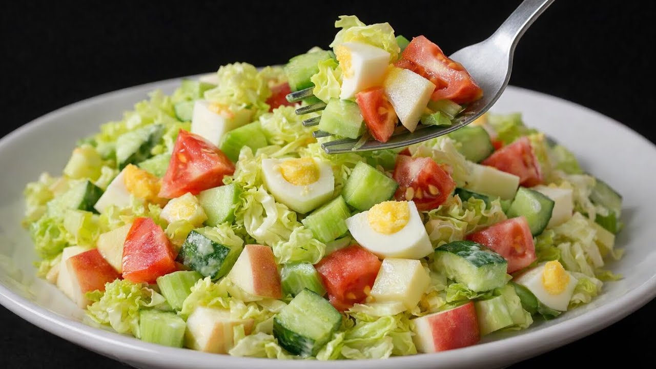 Салат, который готовится за 5 минут и сжигает жир на животе; Я похудела на 25 килограммов за месяц.