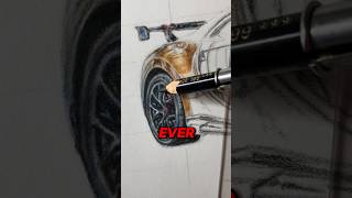 My 1St Realistic Car Drawing