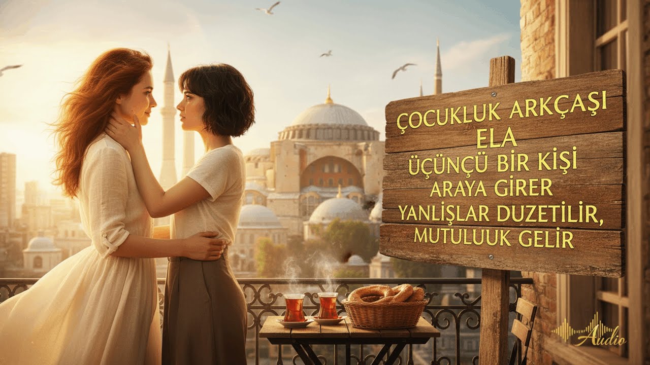 ÇOCUKLUK ARKADAŞI ELA ÜÇÜNCÜ BİR KİŞİ ARAYA GİRER YANLIŞLAR DÜZELTİLİR, MUTLULUK GELİR