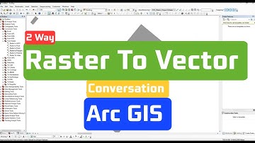 Arc GIS Tutorial | Raster to Vector conversion in ArcGIS | Advance technique Raster 2 vector convert