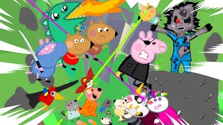 Freddy, Foxy, Finn and George vs. Penny (Peppa), Dark George & the Mutants | (Season 2, Part 12)