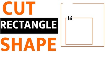 How to cut rectangle shape in Photoshop l Photoshop Mein shapes Kaise Kaaten