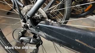 How to replace your bicycle chain guard protector (gear case) DIY