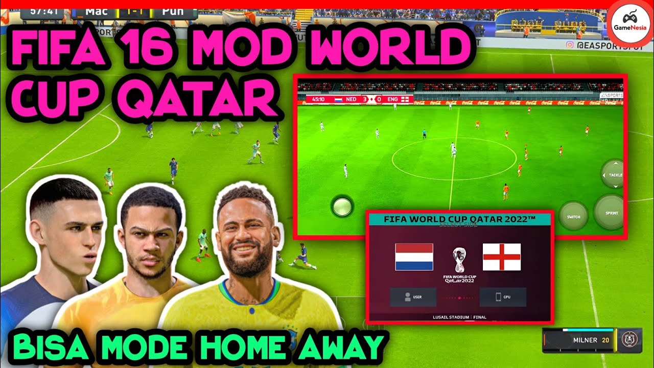 REAL GRAPHICS !! Fifa 16 Mod Data V6 Fifa World Cup QATAR 22 - YouTube