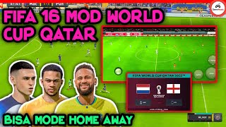 REAL GRAPHICS  Fifa 16 Mod Data V6 Fifa World Cup QATAR 22