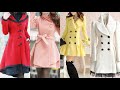 exclusive collection of winter double breasted layerd style A Line coat frocks coats style and desig