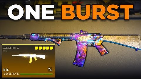 NEW *1 BURST* M16 is BROKEN in MW2.. (Best M16 Class Setup) - Modern Warfare 2
