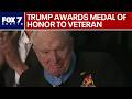 Trump awards Medal of Honor to Korean War vet