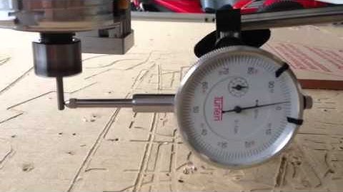 DW611 runout test on shapeoko