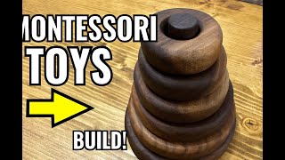 Montessori Stacking Toy Build on Genmitsu 3040Pro | Beginner CNC Woodworking Project