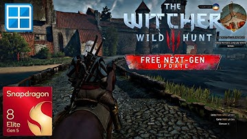 The Witcher 3 Next Gen Ultra Settings | Snapdragon 8 Elite Gen 5 | Winlator Ludashi | OnePlus 15