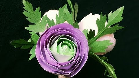 ABC TV | How To Make Ranunculus Paper Flower Bouquet - Craft Tutorial