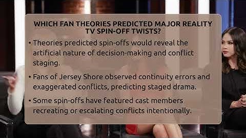 Which Fan Theories Predicted Major Reality TV Spin-off Twists? - The Reality Radar