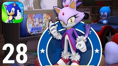 Sonic Dash Endless Runner Game Gameplay Walkthrough Part 28 - Blaze (iOS/Android Games)