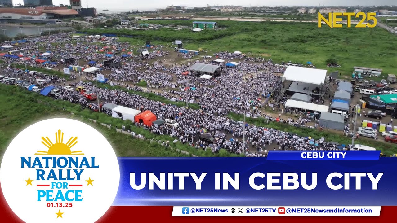 Reports: Mahigit 45,000, nag-rally sa Cebu City - YouTube