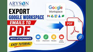 Export Google Workspace Emails to PDF with Attachments | Easy Tutorial screenshot 4