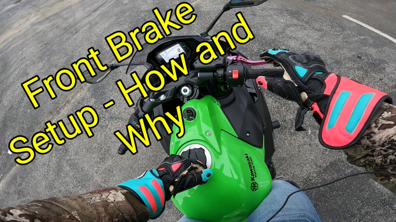 Front Brake Lever Setup for New Riders YouTube