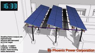Shadow Analysis Model for Rooftop Solar System - 10 kW