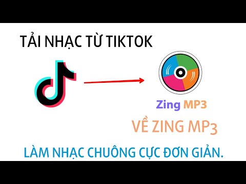 Hướng Dẫn Cách Tải Nhạc Từ Tiktok Về Zing Mp3 (làm nhạc chuông ) Đơn Giản