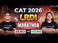 CAT 2026 LRDI Marathon from Zero to Hero🔴 Live by Maruti Sir | 5-Time CAT 100%iler