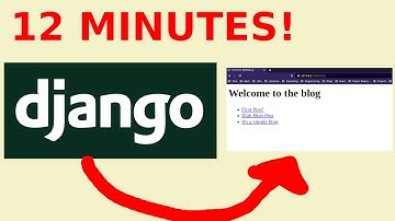 Making a Django website in 12 MINUTES
