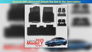 First Look TPE Floor Mats with Carpet & Cargo Liner For Tesla Model Y Juniper Launch 2025 All Weath