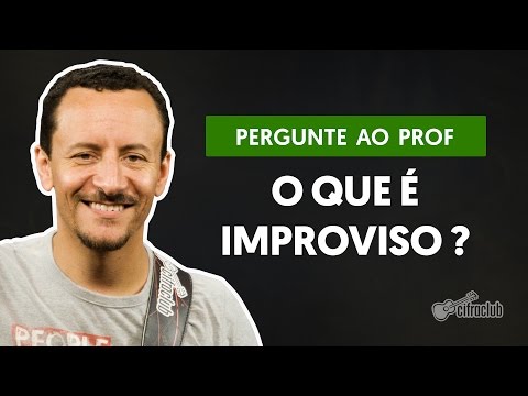 Vídeo: O Que Significa Improvisar