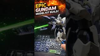EPIC GUNDAM MODEL KIT BUILD! #miniverse #collectibles #shortvideo #diy #gundam