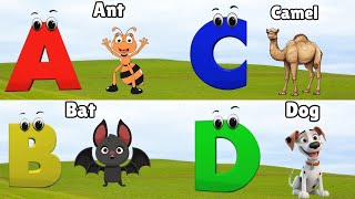 Alphabet Animals Song | Learn the ABC Alphabet Animals Song for Kids | ABC Alphabet Phonics Song