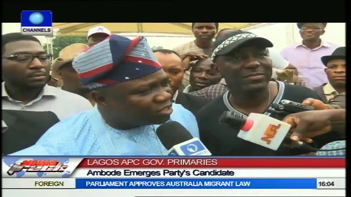 Lagos APC Gov. Primaries: Ambode Emerges Party's Candidate