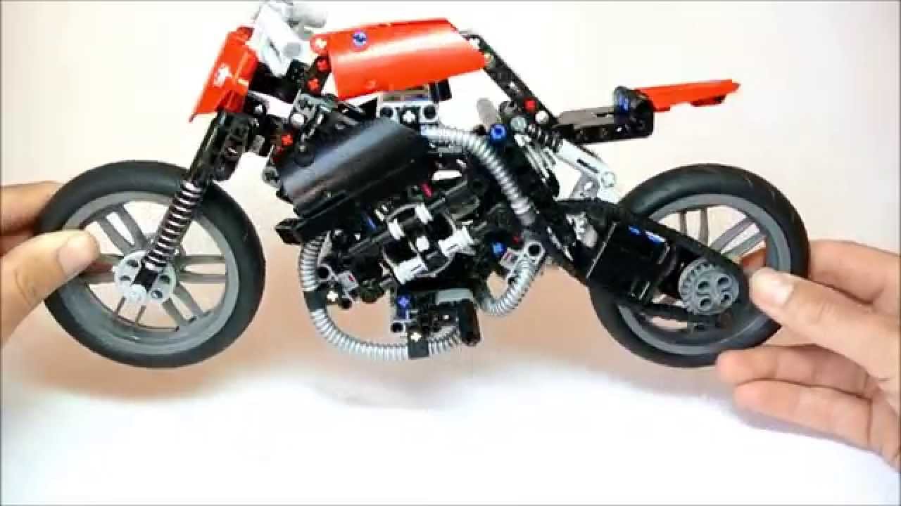 Lego Technic Motorcycle (MOC) - YouTube