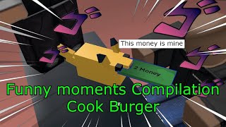 [Roblox] Cook Burgers Funniest Moments (COMPILATION)