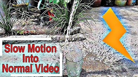 How to convert Slow Motion video into a Normal video OR Simple Video |WITHOUT any application!!!