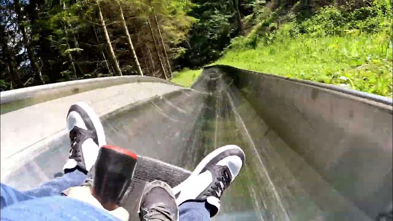 Summer Toboggan Run Strobl am Wolfgangsee (Left Lane) Austria YouTube