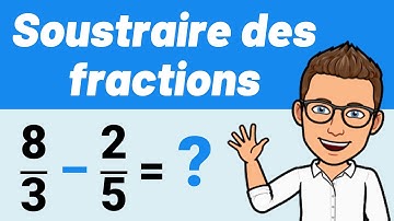 SOUSTRAIRE des FRACTIONS ? ✅ Facile ! 💪 Exercice corrigé !