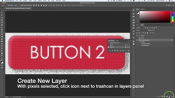 Photoshop Screen Lesson: Buttons with Layer Comps