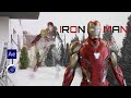 Iron man in my backyard (After Effects, Cinema 4D, Mixamo)