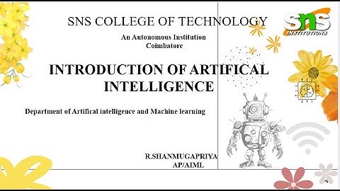 Introduction of AI | AI | SNS Institutions