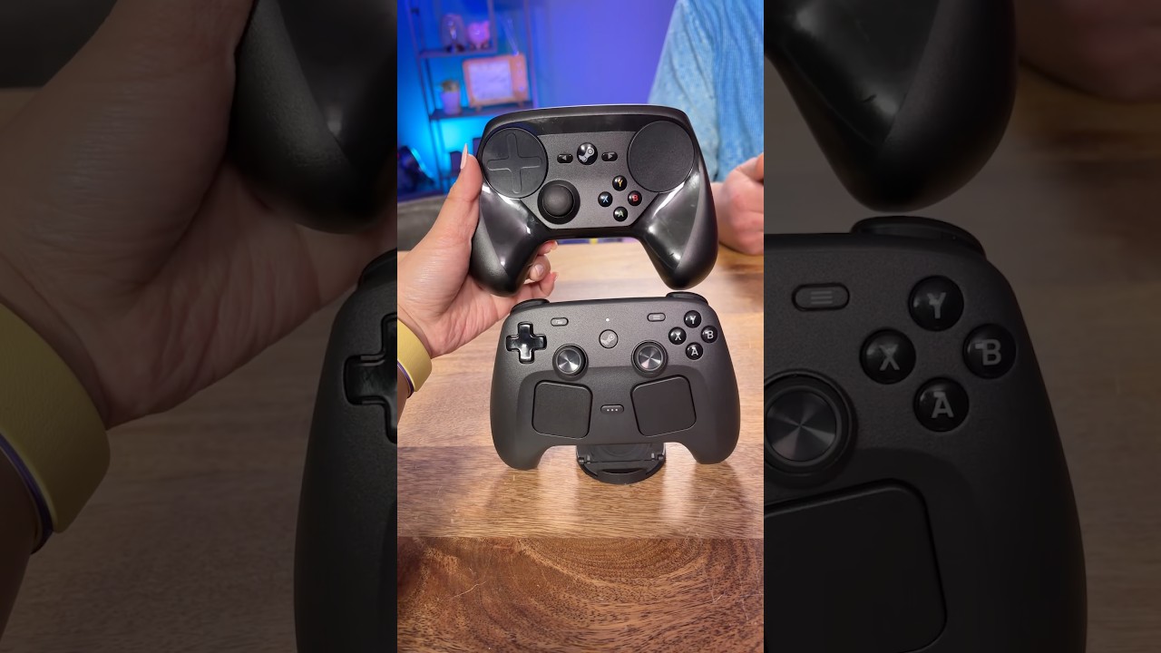 Side by Side: 2015 Steam Controller vs. 2026 Steam Controller