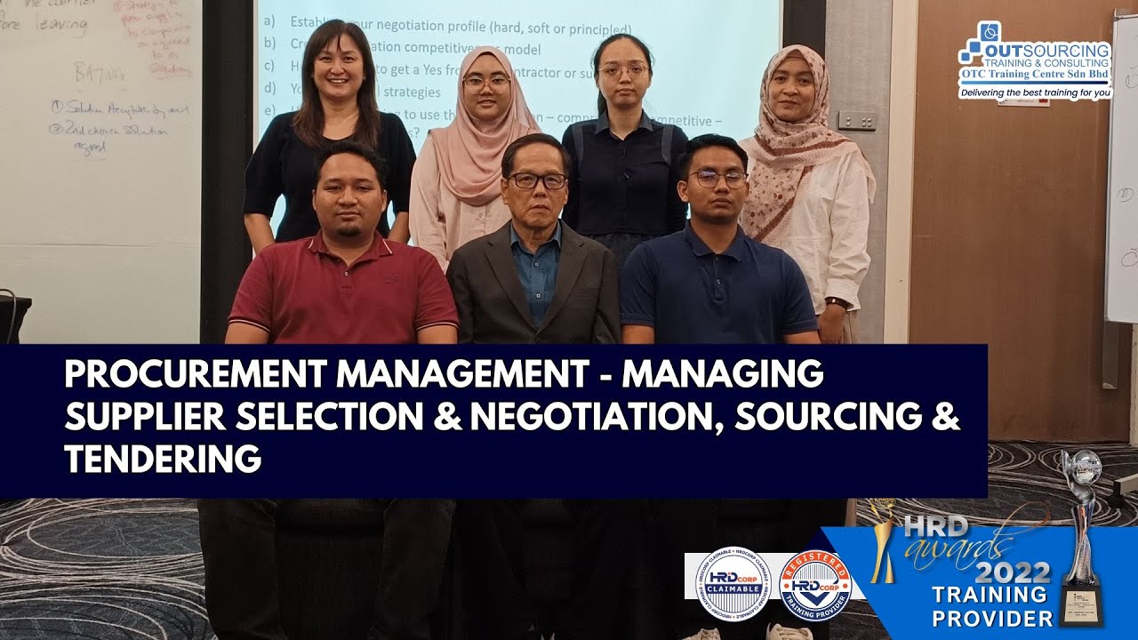 Procurement Management: Supplier Selection, Negotiation, Sourcing & Tendering Explained | OTC