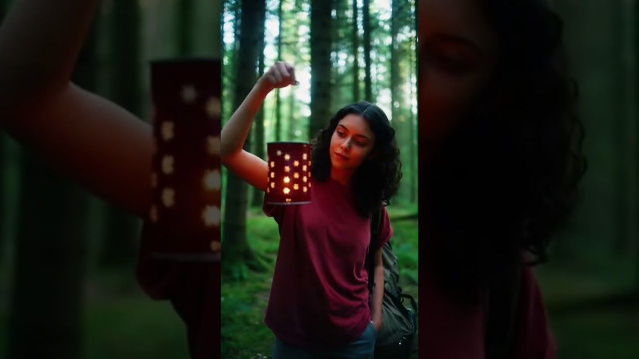 DIY Tin Can Lantern in the Forest  Cinematic Survival Craft Shorts