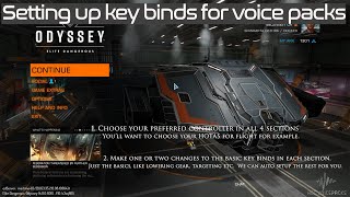 Key bindings 2021 - Setup keys for ALL voice packs in 5 minutes - Elite Dangerous Odyssey ONLY