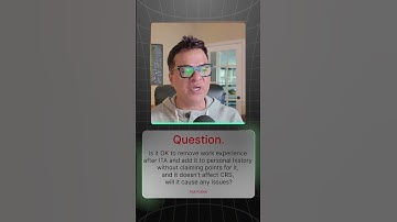 🇨🇦 Can You Remove Work Experience After ITA? #ExpressEntry #CRSPoints