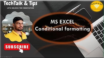 MS Excel Conditional formatting