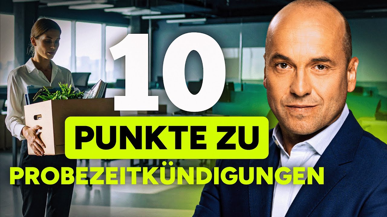 Abfindung bei Kündigung in der Probezeit – DAS zählt!