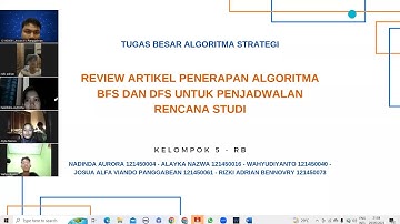 Review Artikel Penerapan Algoritma BFS dan DFS untuk Penjadwalan Rencana Studi